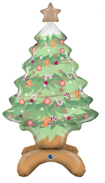 XXL Folienballon Figur - Weihnachtsbaum - 97cm